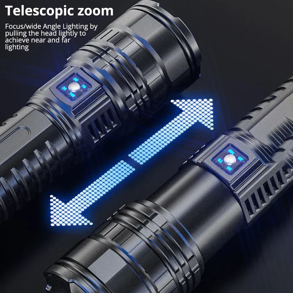 Wiederaufladbare 10000 Lumen LED-Taschenlampe – Striker
