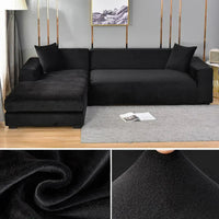 Stretch Velours Sofabezug mit luxuriöser Verarbeitung – Sofina