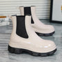 Damen Chelsea-Regenstiefel mit Chunky Platformsohle – Elara