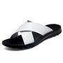 Italienische Herren-Leder-Pantoletten – Lorenzo