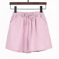 Luftige Damen Leinen-Shorts mit Hoher Taille und Sportlicher Passform – Fenja
