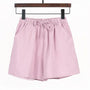 Luftige Damen Leinen-Shorts mit Hoher Taille und Sportlicher Passform – Fenja