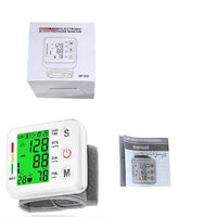 Digitaler Handgelenk-Blutdruckmessgerät mit LCD-Display – PulseTrack