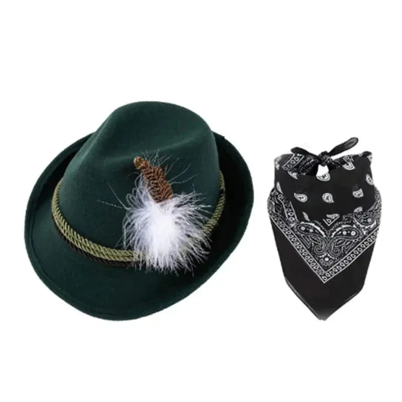 Trachten Accessoire-Set mit Hut & Schal – TrachtenHeld Oktoberfest 2025