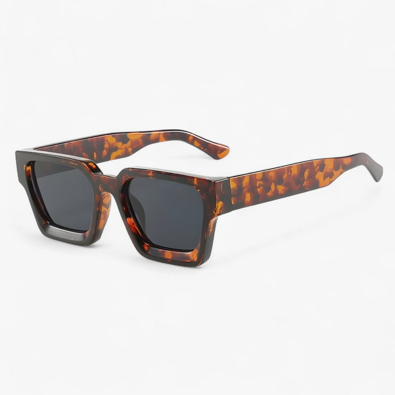 Retro Sonnenbrille für Herren mit Eckigem Design – Calven