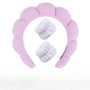 Plüsch Spa Kopfband & Handgelenkband Set - Fluffiea