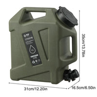 Tragbarer 12L Wasserbehälter - AquaTrek