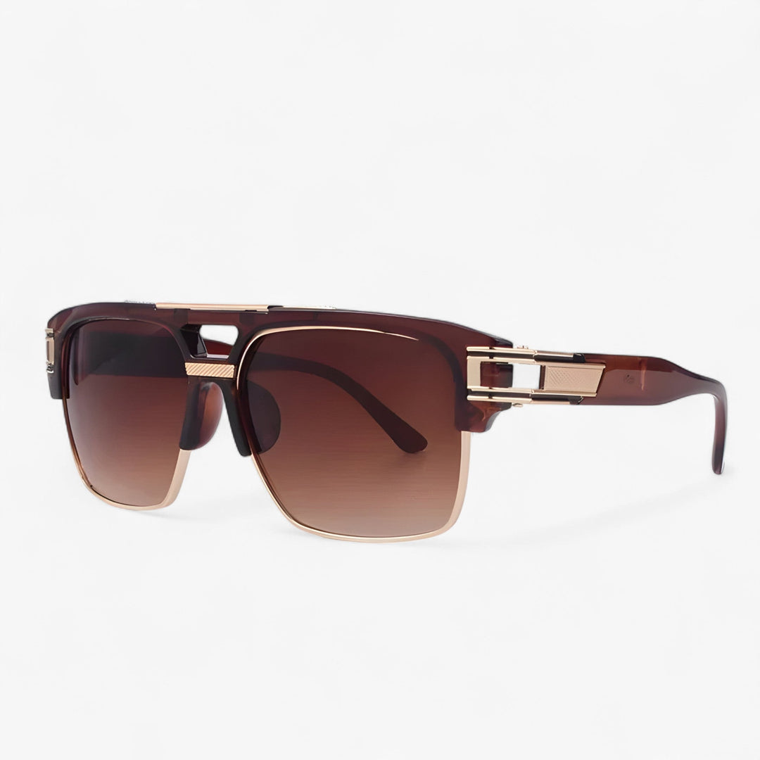 Verspiegelte Retro Designer-Sonnenbrille – Calvero