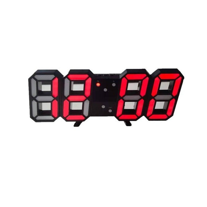 3D LED Wanduhr mit Dimmbarem Licht – Timora