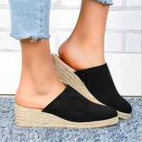 Retro Chic Keilabsatz Sandalen - Vera