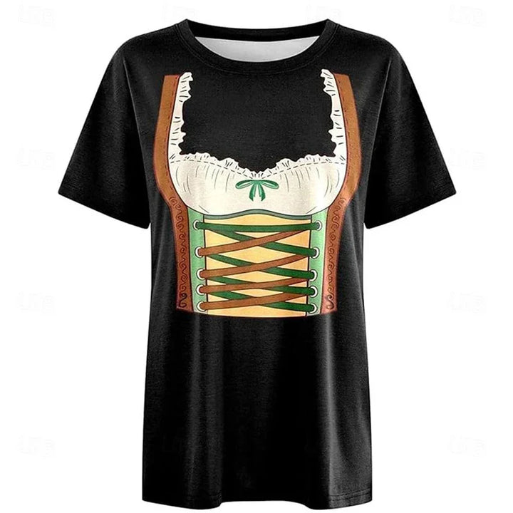 T-Shirt im Dirndl-Look – DirndlShirt Oktoberfest 2025