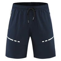 Sportliche & Stylische Slim-Fit Trainingsshorts mit Reißverschlusstaschen – Kian