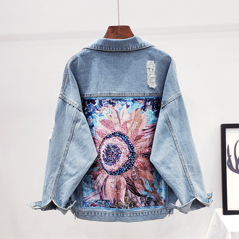 Oversized Dames Spijkerjasje - Lynn