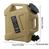 Tragbarer 12L Wasserbehälter - AquaTrek
