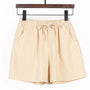 Luftige Damen Leinen-Shorts mit Hoher Taille und Sportlicher Passform – Fenja