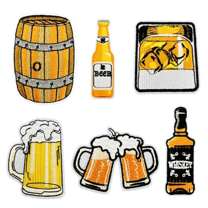 Aufnäher Set (6er-Set) – StickBrau Oktoberfest 2025