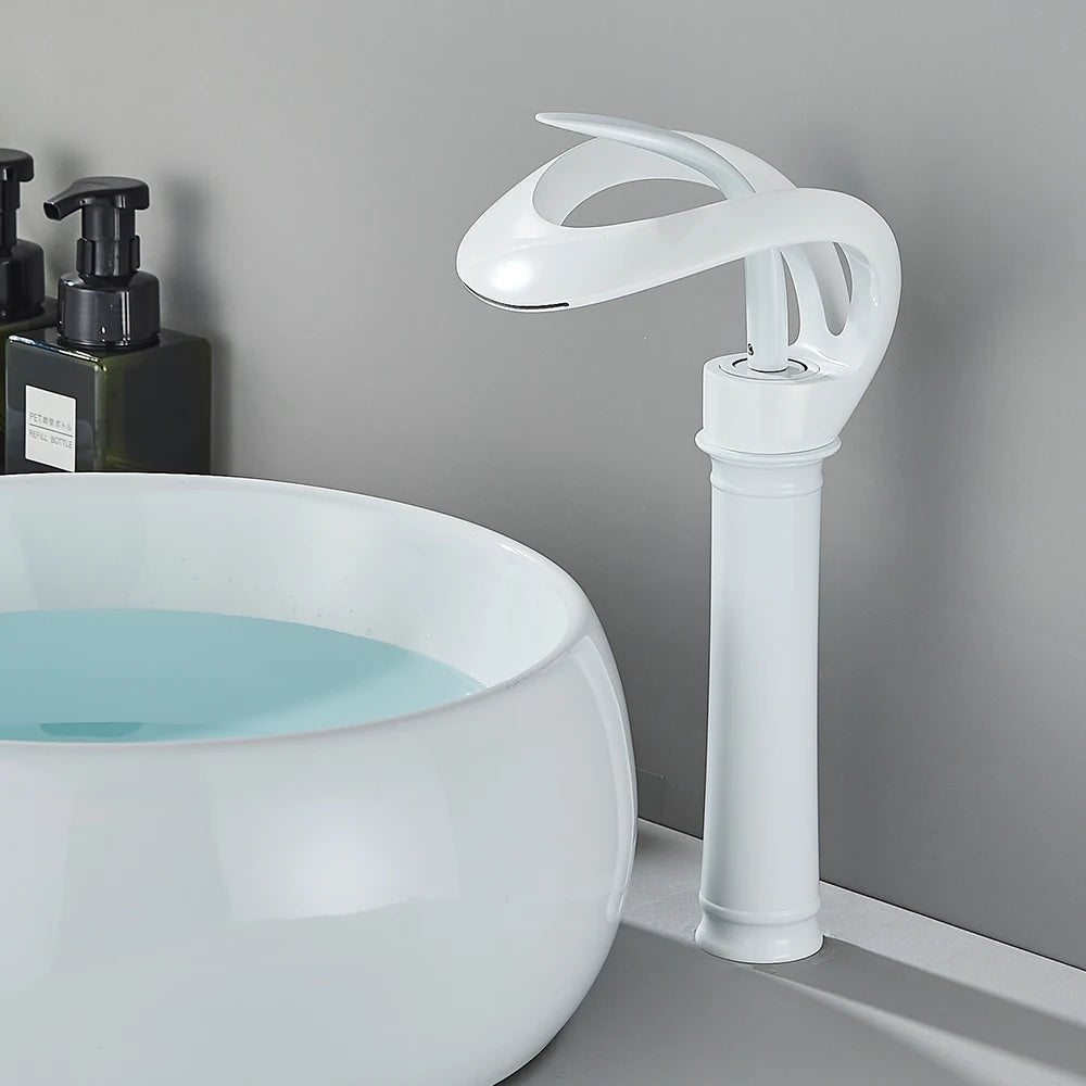 Mischwasserhahn mit Wasserfallauslauf - Flowarc