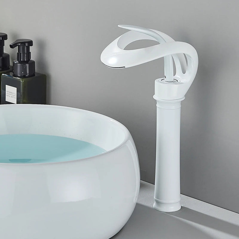 Mischwasserhahn mit Wasserfallauslauf - Flowarc