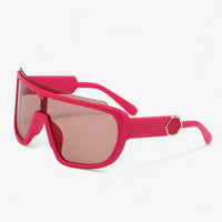 Oversized Monoblock Wraparound Sonnenbrille – Auron