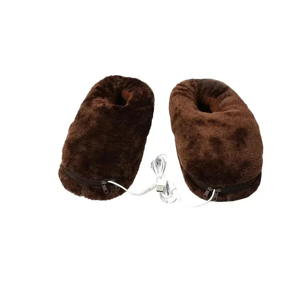 USB-Beheizte Winter-Hausschuhe – HeatSwift