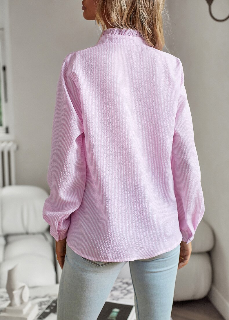 Trendige Gestreifte Damenbluse – Elise