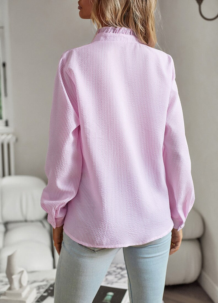 Trendige Gestreifte Damenbluse – Elise