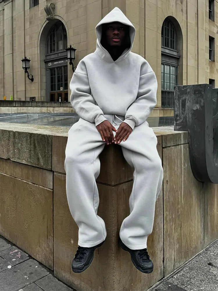 Oversized Herren-Trainingsanzug mit Hoodie & Jogginghose – Bastian