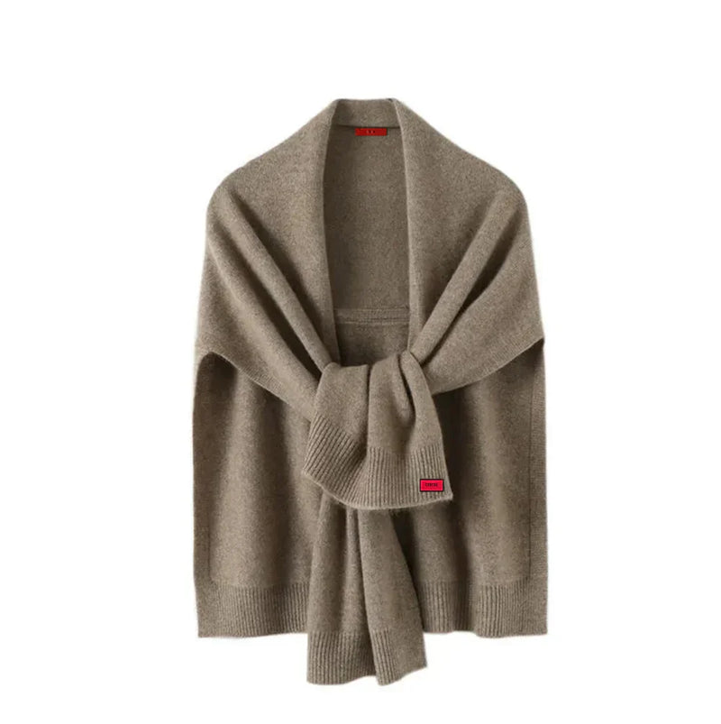 Damen Strick-Umhang aus weichem Material – Lorena