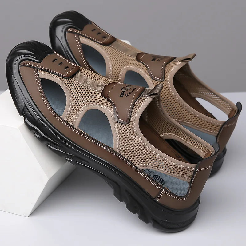 Atmungsaktive & Stylische Mesh-Sandalen für Herren – Leon