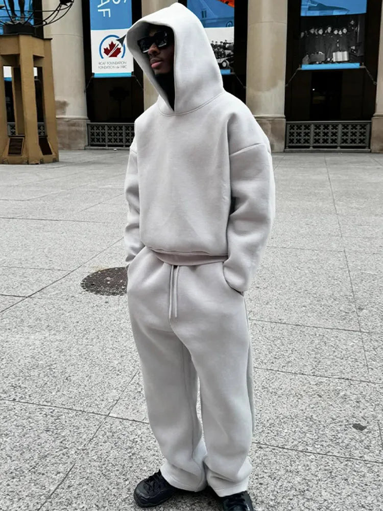 Oversized Herren-Trainingsanzug mit Hoodie & Jogginghose – Bastian