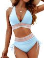 Crop-Top-Bikini-Set mit Korrektur – Rivana