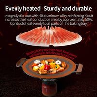 Tragbare Aluminium-Grillpfanne mit Griffen für Camping & BBQ – Arlo