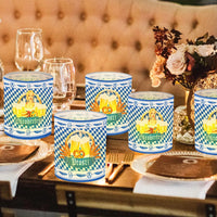 Tisch-Laternen Set im Oktoberfest-Design (12 Stück, 1+1 gratis) – LampenFreude Oktoberfest 2025