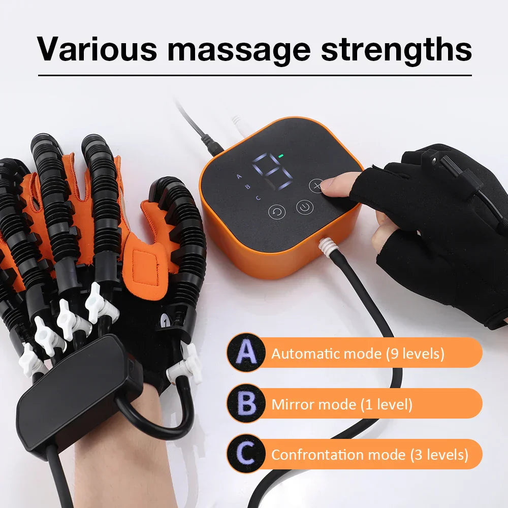 3-in-1 Elektrische Rehabilitationshandschuh für die Schlaganfallrehabilitation und Handtherapie – Soren