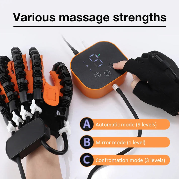 3-in-1 Elektrische Rehabilitationshandschuh für die Schlaganfallrehabilitation und Handtherapie – Soren
