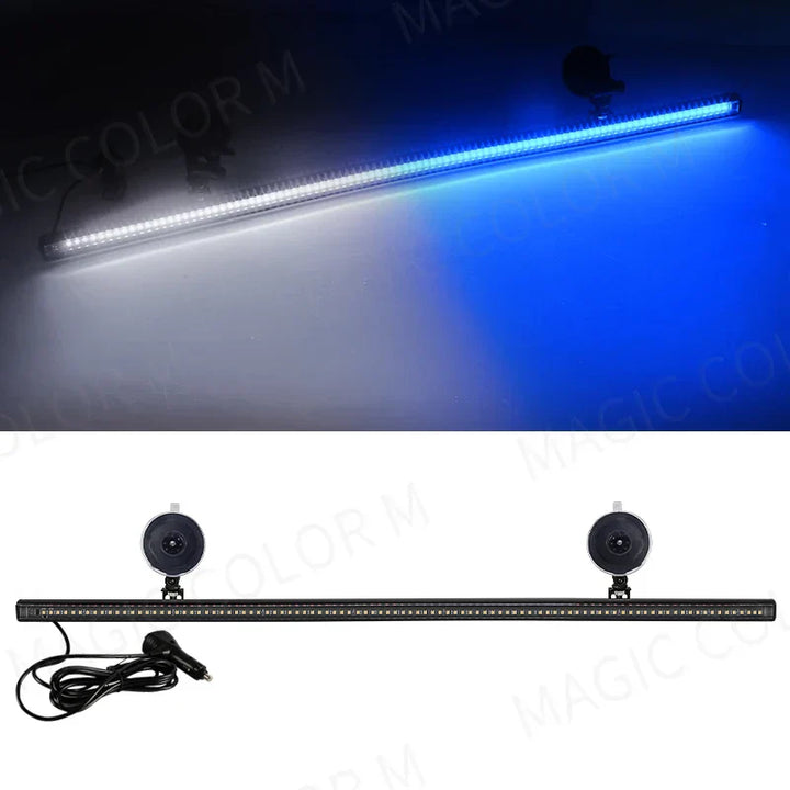 96 LED Stroboskop-Lichtleiste – Veyra – (Auto-Notwarnung)