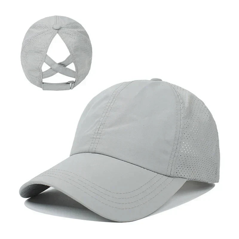 Oddychająca unisex sportowa czapka z daszkiem z siateczki z regulowanym dopasowaniem – AeroCap