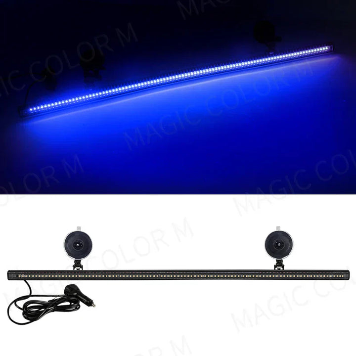 96 LED Stroboskop-Lichtleiste – Veyra – (Auto-Notwarnung)