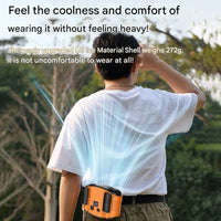 Outdoor Double Air Outlet Waist- und Nackenventilator mit Doppelbelüftung – WindMate