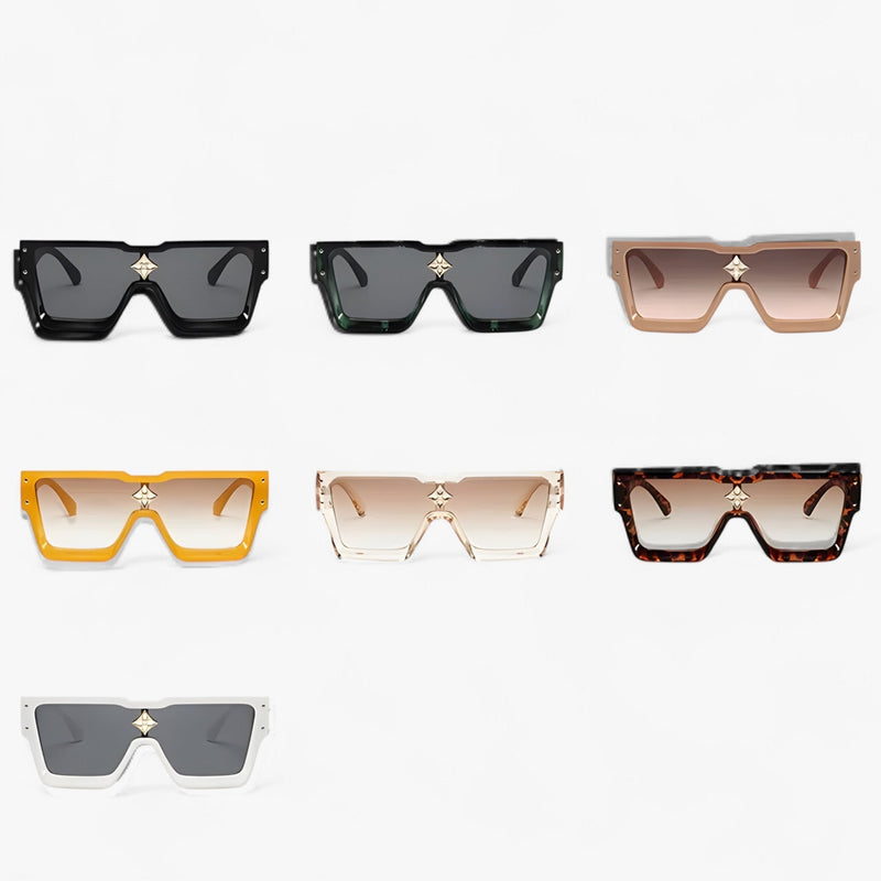 Gespiegelte Punk-Sonnenbrille – Revik