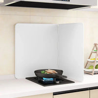 Faltbarer Edelstahl-Fett-Spritzschutz 2-seitiger Öl-Schutz – CookShield