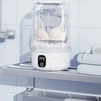 Tragbare Mini-Waschmaschine mit LED-Display für Reisen und kleine Kleidungsstücke