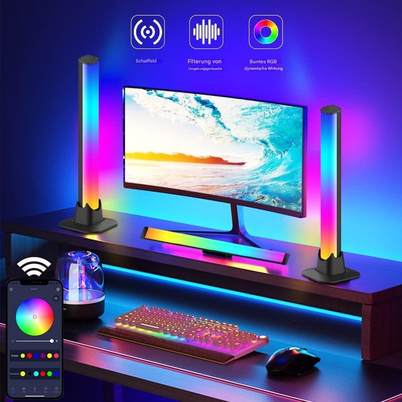 Musiksynchronisation LED Lichtleisten - LumiRhythm