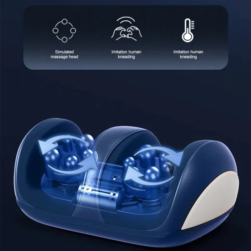 Extra großer elektrischer Shiatsu-Fuß- und Wadenmassager mit Wärme – Orion