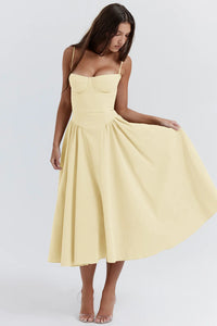 Sommerkleid mit Sweetheart-Ausschnitt – Elvira