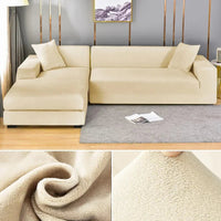 Stretch Velours Sofabezug mit luxuriöser Verarbeitung – Sofina