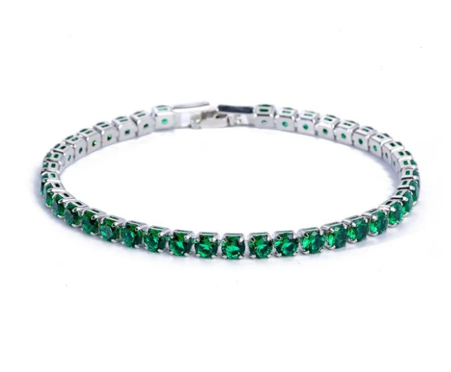 Tennisarmband mit Zirkonia - Aurora