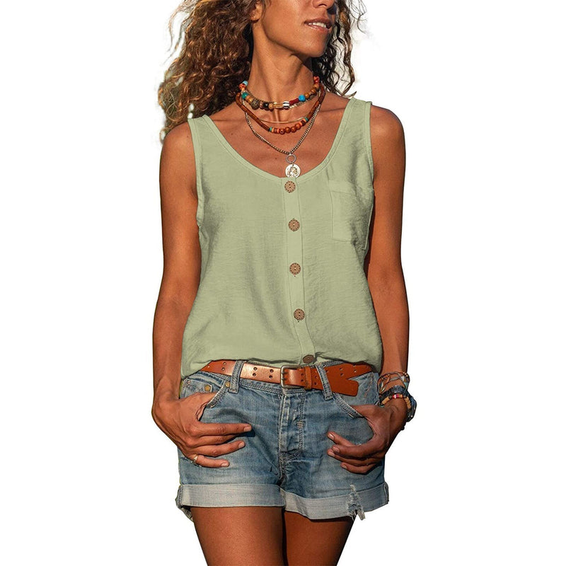 Schlanker Damen Tanktop Schnitt - Caroline