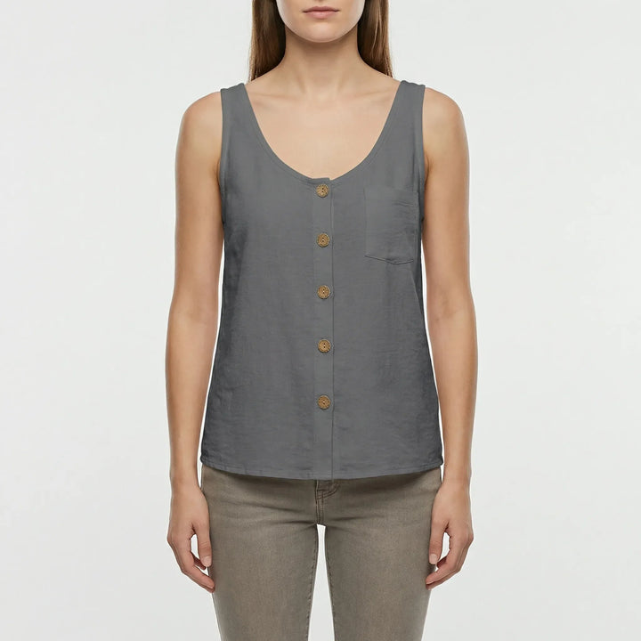 Schlanker Damen Tanktop Schnitt - Caroline