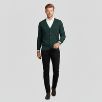 Schmal Geschnittene Strickjacke Mit Langen Ärmeln - Devin